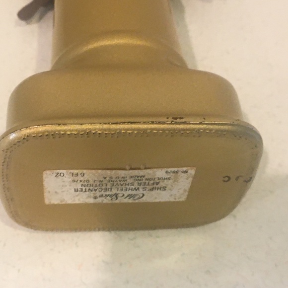 VTG 1980 Old Spice Ship’s Wheel Decanter Exc Cond - Picture 7 of 12